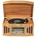 Classic CSL1 Nostalgia Console 2-Speed Turntable with CD Player / Cassette Deck (Natural Oak)