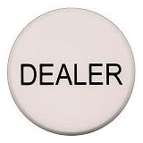 Professional Casino 2' Dealer Button