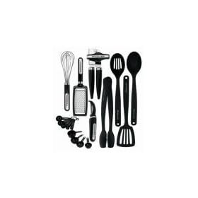 Buy KitchenAid Cook's Series 17-Piece Starter Tool and Gadget Set, Black