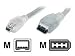 Transparent Cables - StarTech 1394_46_6T Transparent IEEE1394 46 Pin Firewire Cable (6 Feet)
