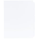 Xerox - Single-sided straight-collated tabs - white - 9 in x 11 in - 163 g/m2 - 5 sheet(s) (pack of 250 )
