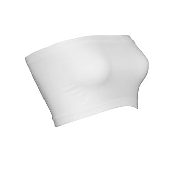 Set A Shopping Price Drop Alert For Seamless Bandeau Strapless Tube Top Bra White