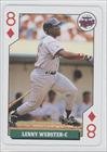 1993 U.S. Playing Cards Rookies #8D - Lenny Webster