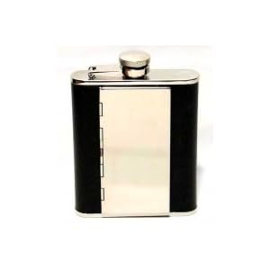 Outer Rebel Fashion Flasks and Smoking Accessories- 6 oz Stainless Steel Flask with Hinged...