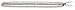 Sporting Goods : Fisher Space Pens-Sterling Silver Frosted Pen on 24" Chain
