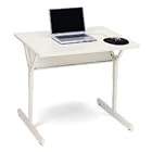BRETFORD WORK CENTER W  GLIDES TBL-W  GR Y TOP W  GRY TRIM ( 3521-GMQ ) by Bretford Manufacturing Inc