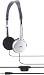 Electronics : JVC Lightweight Headphone with Volume Control (Silver)