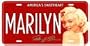 Marilyn Monroe License Plate Collector Series - MARILYN - America's Sweetheart