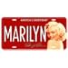 Marilyn Monroe License Plate Collector Series - MARILYN - America's Sweetheart