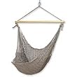 NOVICA Cotton hammock swing chair, 'Pate' (large deluxe)