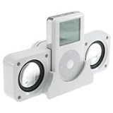 Portable Folding Multimedia Speaker System for iPod/MP3 (white)