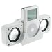 Portable Folding Multimedia Speaker System for iPod/MP3 (white)