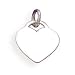 Engravable Heart Tag Pendant