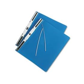 Hanging Data Binder With ACCOHIDE Cover 12 x 81/2 Blue