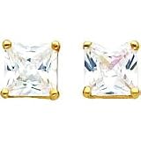 14K Gold Moissanite Earrings