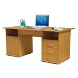 Classical Twin Pedestal Home Office Desk