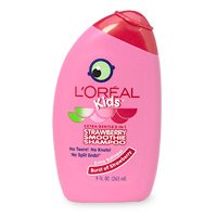 L'Oreal Paris Kids 2-in-1 Shampoo for Extra Softness, Strawberry Smoothie, 9-Fluid Ounce