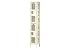 Hallowell Heavy-Duty Ventilated Locker Double Tier 12x15x36 2 Door Unassembled