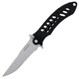 Remington F.A.S.T. Small Matte Black Folder with Stainless Steel Blade