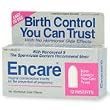 Encare Vaginal Contraceptive Inserts 12 ea