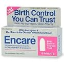 Encare Vaginal Contraceptive Inserts 12 ea