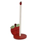 Apple Wood Paper Towel Holder Country Kitchen Decor 13.75