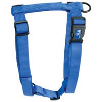 Hamilton 1" Nylon Adjustable Comfort Dog Harness, Blue, Large (30"-40" chest)