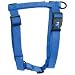 Hamilton 1" Nylon Adjustable Comfort Dog Harness, Blue, Large (30"-40" chest)