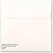 Crane's Lettra Pearl White Marquis 32lb. Sq. Flap Envelopes