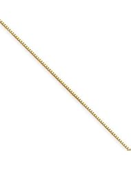 14k Gold .5mm Box Chain 16 Inches