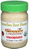 Organic Raw Canadian Honey - 17.6 oz. glass jar