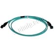 10Gb Aqua Fiber Optic Cable, MTRJ to MTRJ, Multimode Duplex (50/125) - 10 Meter