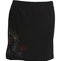 Swing Performance skort with embroidery (COLOR: White, WOMENS SIZE:14)