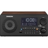 Sangean America, Inc. WR-22WL AM/FM-RDS/Bluetooth/USB Table-Top Digital Tuning Receiver (Dark Walnut)