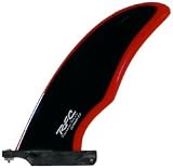 Rainbow Cutaway Longboard Fin - 9 in. - Black