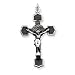 Sterling Silver Crucifix Pendant with 20 Inch Sterling Silver Chain