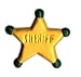 All Products : Knob - Sheriff Yellow Badge with Prairie Green Tips