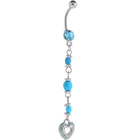 Dangling Turquoise Belly Button Ring by 