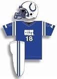 Indianapolis Colts Youth NFL Team Helmet and Uniform Set - Small (Ages 4-6)