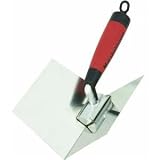 MARSHALLTOWN The Premier Line 23D 4-Inch by 5-Inch Inside Drywall Corner Trowel with DuraSoft Handle