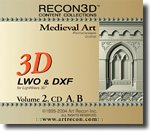 RECON3D Vol.2 Medieval Art, 3D Content Collection (LWO , DXF Formats)