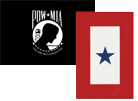 Military & POW Flag Decals