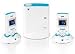 BT Aqua DECT Twin Telephone Answering Machine - White & Aqua