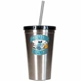 NBA New Orleans Hornets 16-Ounce Stainless Steel Insulated Tumbler with Straw