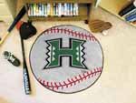 Hawaii Rainbow Warriors 29 Round Baseball Mat