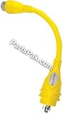 Furrion FP1530-SY Yellow 15 Amp Female to 30 Amp Male Pigtail