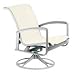 Tropitone 190369 Aged Bronze Opus Sling Swivel Armchair