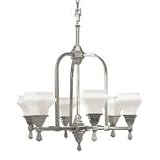 Progress Lighting Bratenahl Venetian Bronze Six-Light Chandelier