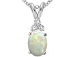 1.06 cttw Genuine Opal Pendant LIFETIME WARRANTY