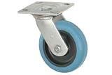 Heavy Duty Swivel Plate Caster 4 Molded Plastic Wheel 420 Lb. Capacity
